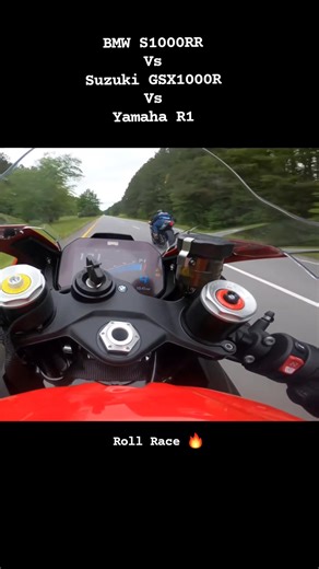 BMW S1000RR vs GSX1000R vs Yamaha R1 Racing #bikers #s1000rr #GSXR1000R #yamahar1 #fb #sports #viralpost2024シ | Bike$DrageRacing