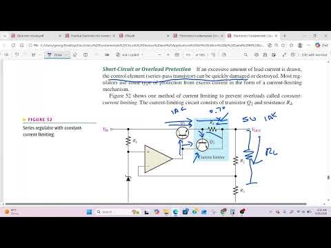 How Current Limiting Circuit Works in Voltage Regulator