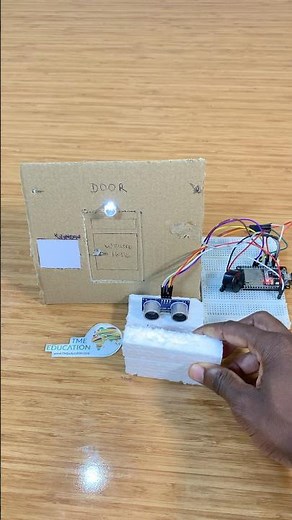 Intruder detection with Alarm using ESP32 & ultrasonic sensors