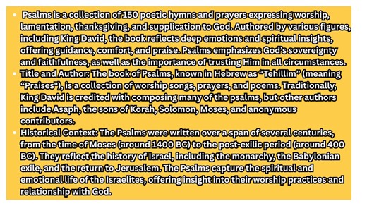 Sunday School Lesson UGP Sunday Jan 25, 2026 God’s Dwelling On High Psalm 113:1-9 Visit our linktree:https://linktr.ee/IATCM S U N D A Y S C H O O L L E S S O N Sunday, January 25, 2026 God’s Dwelling On High Lesson Text: Psalm 113:1-9 Time of Action: Unknown Place Of Action: Unknown Golden Text - 4 The Lord is high above all nations, And His glory above the heavens. (Psalm 113:4) Lesson Outline 1. Opening Call To Praise (Psalm 113:1-3) 2. Reasons For Praise (Psalm 113:4-9a) 3. Concluding Call T