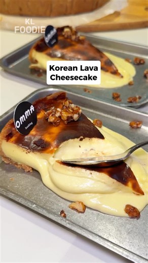 KL Foodie on Instagram: "Super Creamy Korean Lava Cheesecake 🧀 They also have new Pistachio & Biscoff Frozen Cheese Bar. 📍 @hanbingkoreandessertcafe - Nu Sentral - Subang Jaya - IOI City Mall - KL East Mall"