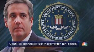 FBI agents sought records of Access Hollywood tape in Cohen raid. MORE: https://nbcnews.to/2JBd2jw | NBC Nightly News with Tom Llamas