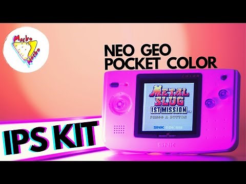 New IPS Kit for the Neo Geo Pocket Color! FULL SIZE! | Install Tutorial and Review | Retro Renew