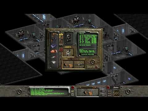 Fallout 2 Easter Egg - Getting the Alien Blaster from the Enclave Oil Rig