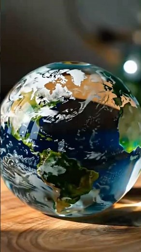 【新感覚ASMR】イヤホン推奨🎧｜ガラス製フルーツ｜惑星フルーツ｜耳に心地よいスライス音 | 超高画質 | 4K #asmr #4k #ai #fruit #shorts