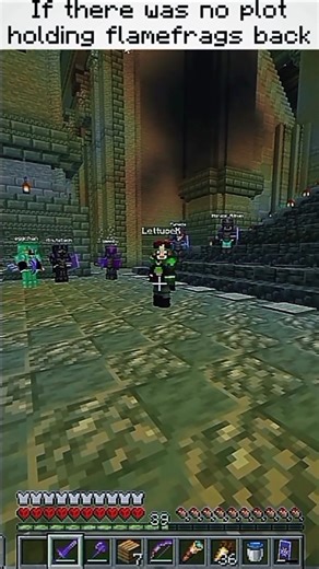 if there was no plot holding flamefrags back | #minecraft #unstablesmp