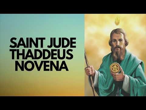 SAINT JUDE NOVENA | 9 Day Novena | For hopeless causes, desperate situations, and grave illnesses.
