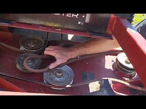 Deck Belt replacement on a Toro Z-Master 2000