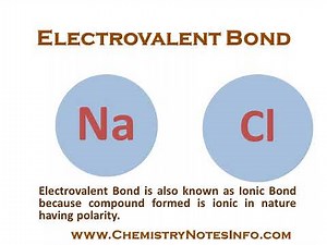 What is Electrovalent Bond ?