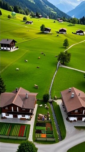 Peaceful Swiss Village Life in the Alps | Farming, Cows & Pure Nature