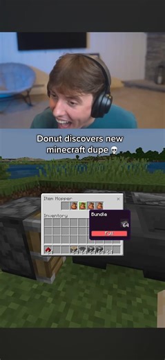 drdonut discovers new mine raft duping machine #minecraft #minecraftbuilding #traps #hackminecraft