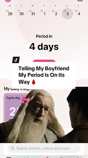 Preparing My Boyfriend for My Period | Partner Mode on Flo App