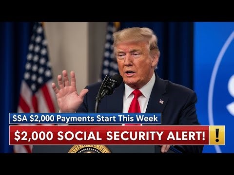 It’s Happening! $2,000 Checks for SSA, SSI & SSDI Recipients This Week
