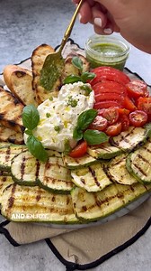 Mouthwatering Grilled Zucchini and Burrata Board!😋 | MetDaan DIY