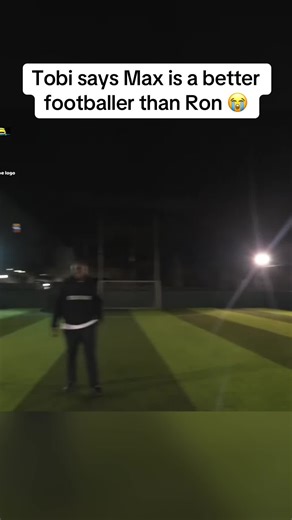 Tobi Compares Max to Ronaldo in Football Skills