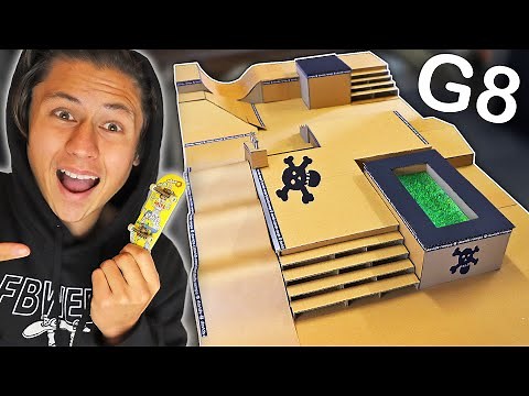 BLACKRIVER FINGERBOARD PARK MADE OF CARDBOARD!