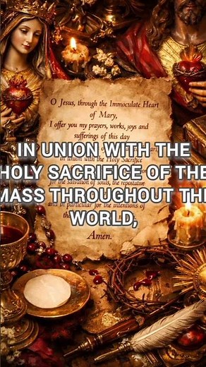Morning Offering #catholicfaith