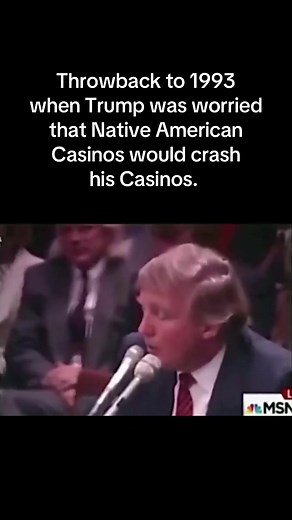 Trump's 1993 Concerns About Native American Casinos