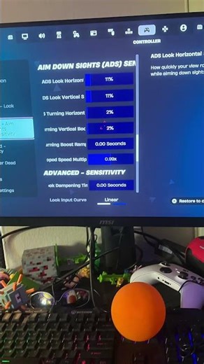 The best controller settings for smooth editing #fortnight #settings #2026