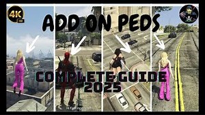 How to Install Add on peds and Custom Peds in GTA 5 Legacy Step by Step Add On Peds Guide 2025