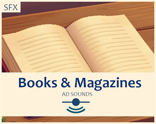 Books & Magazines - SFX by AD Sounds