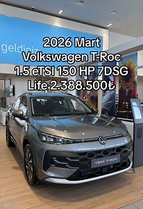 Yeni Nesil Volkswagen T-Roc: 2026 Fiyat Listesi ve Detaylar