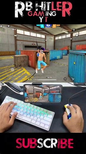 Free Fire Gaming Keyboard|⌨️🖱📱Mix Pro Geek Gamer #freefire #mixpro #geekgamer #keyboardmousefreefire