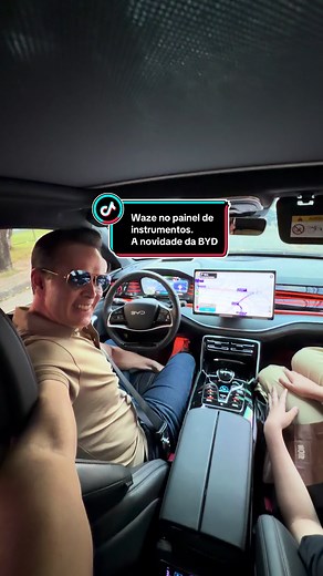 Waze na Central Multimídia da BYD: Novidade Incrível