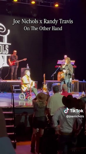 Singing 'On The Other Hand' with Randy Travis