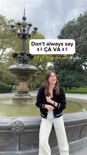 🇫🇷 Did you know a full conversation in French can happen just by saying “ça va”? It means both ‘how are you?’ and ‘I’m well’! Switch it up by using these French phrases instead 😉 🇫🇷 French recap: - Tu vas bien: Are you well/ok? - La forme: Feeling good? (literally: in shape) - Quoi de neuf: What’s up? - Quoi de nouveau: What’s new? - Comment tu te sens: How are you feeling? - Comment ça va: How are you doing? Reminder: Ça va literally means ‘it is going’ (va is the conjugated verb ALLER: je