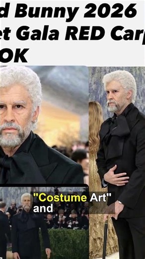 Bad Bunny's Hilarious Met Gala Transformation