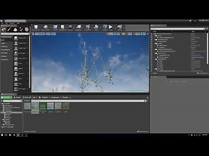 keep grass bottom still ue4