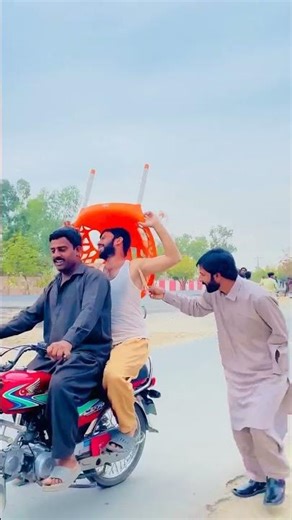 Unexpected Ice Cream Prank: Awkward Bike Ride Moment.