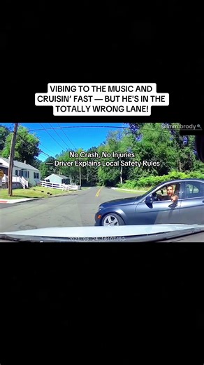 VIBING TO THE MUSIC AND CRUISIN' FAST — BUT HE'S IN THE TOTALLY WRONG LANE!#WrongWayDriving #DashCamFootage #DrivingSafety #RoadRage #PSA