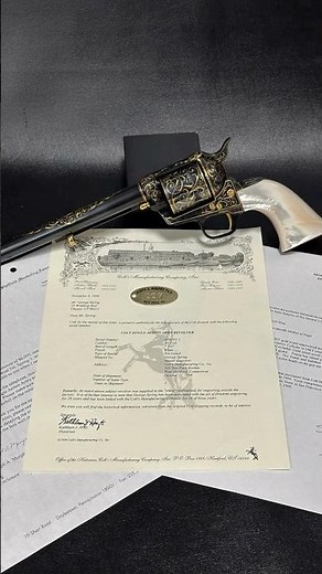 Factory Engraved Colt SAA by George Spring – A True Collector’s Masterpiece