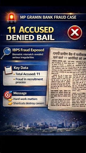 MP Bank Fraud 😱 11 Accused Denied Bail | IBPS Scam