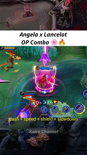 Angela x Lance🌸🔥 #mobalegends5v5 #moba5v5English #moba5v5pippin
