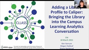 Adding a Library Profile to Caliper: Bringing the Library into the Campus Learning Analytics Convo