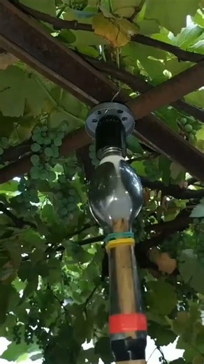 Smart trick to install a light at height using simple tools, making the job safer and easier.