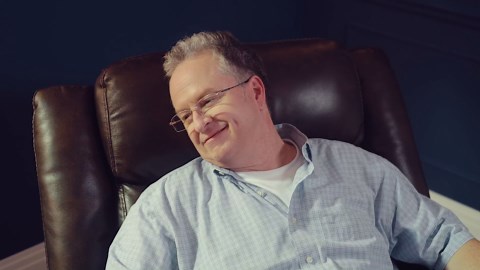 Watson & Whitely Genuine Leather Power Recliner Chairs for Adults, Wall Hugger RV Recliner with Power Headrest & Charging Ports, Electric Recliner Sofa Chair for Living Room, Dark Brown