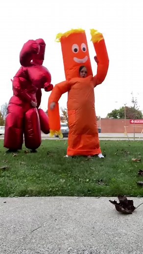 182K views · 3.7K reactions | This is normal for us  #costume #inflatablesuits #funny | Celinaspookyboo | Facebook
