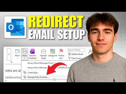 How To Redirect Email From Outlook To Gmail Or Hotmail (Tutorial 2026)