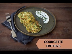 Courgette and Cottage Cheese Fritters