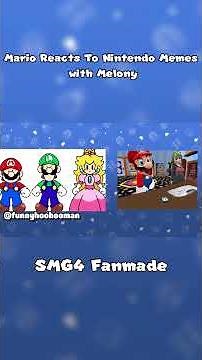 Mario Reacts To Nintendo Memes with Melony #shorts