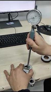 Circularity (Roundness) measurement with Dial Gauge