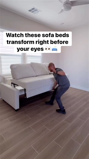 Brick and Mortarless Design Center on Instagram: "Watch these sofa beds transform right before your eyes 👀🛋️ From sleek seating to full-size comfort in seconds — perfect for modern spaces where every inch counts. Available now at Brick and Mortarless Design Center in Las Vegas ✨ 📍 Las Vegas, Nevada Tag someone who needs this space-saving magic in their home! #SofaBed #SleeperSofa #SpaceSavingDesign #HomeInspo #modernfurniture"
