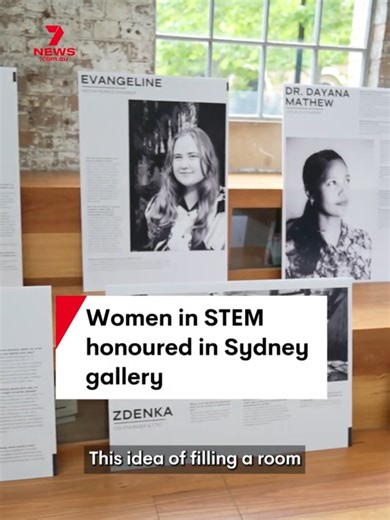 TakingUpSpace is a portrait gallery at Cicada Innovations in Sydney making the women already shaping Sydney's deep tech ecosystem visible. Robotics engineer Rebecca Schacht set up the installation to highlight some of the amazing women in STEM after struggling to find female representation within the industry. Schacht says the gallery is about celebrating women in STEM and making them feel like they belong. #stem #science #engineering #sydney #iwd