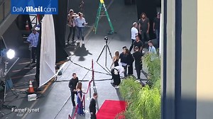 Jennifer Aniston goes red carpet glam on SmartWater shoot | Daily Mail Online