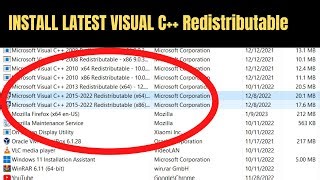 How To Download Install All Visual C Redistributable Runtimes With One Click In Windows 10 11 Mp3 & Mp4 Download