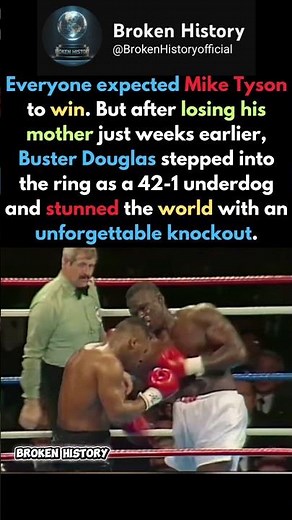 When Buster Douglas Defeated the Unbeatable Mike Tyson #history #boxing